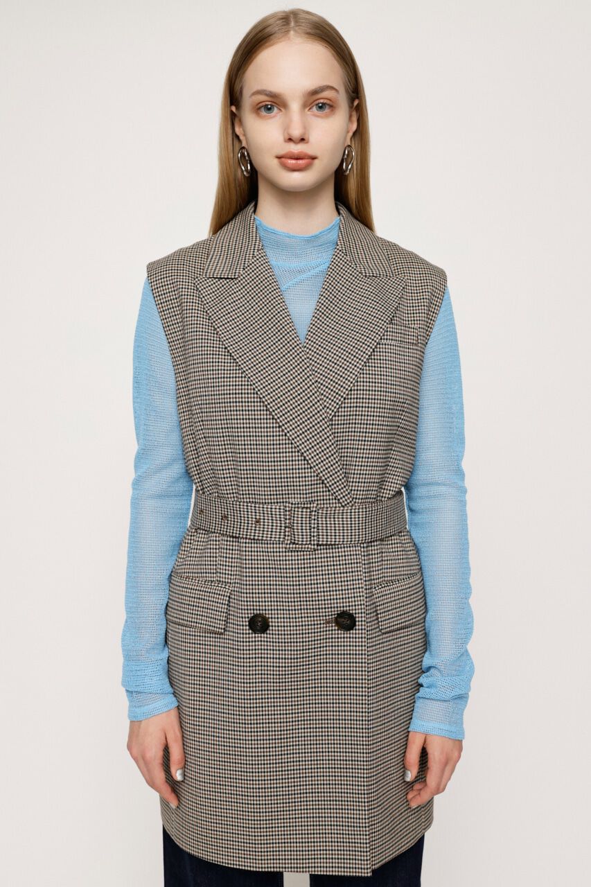 SLY「BELTED DOUBLE ベスト」|ダウンベスト・ベスト|