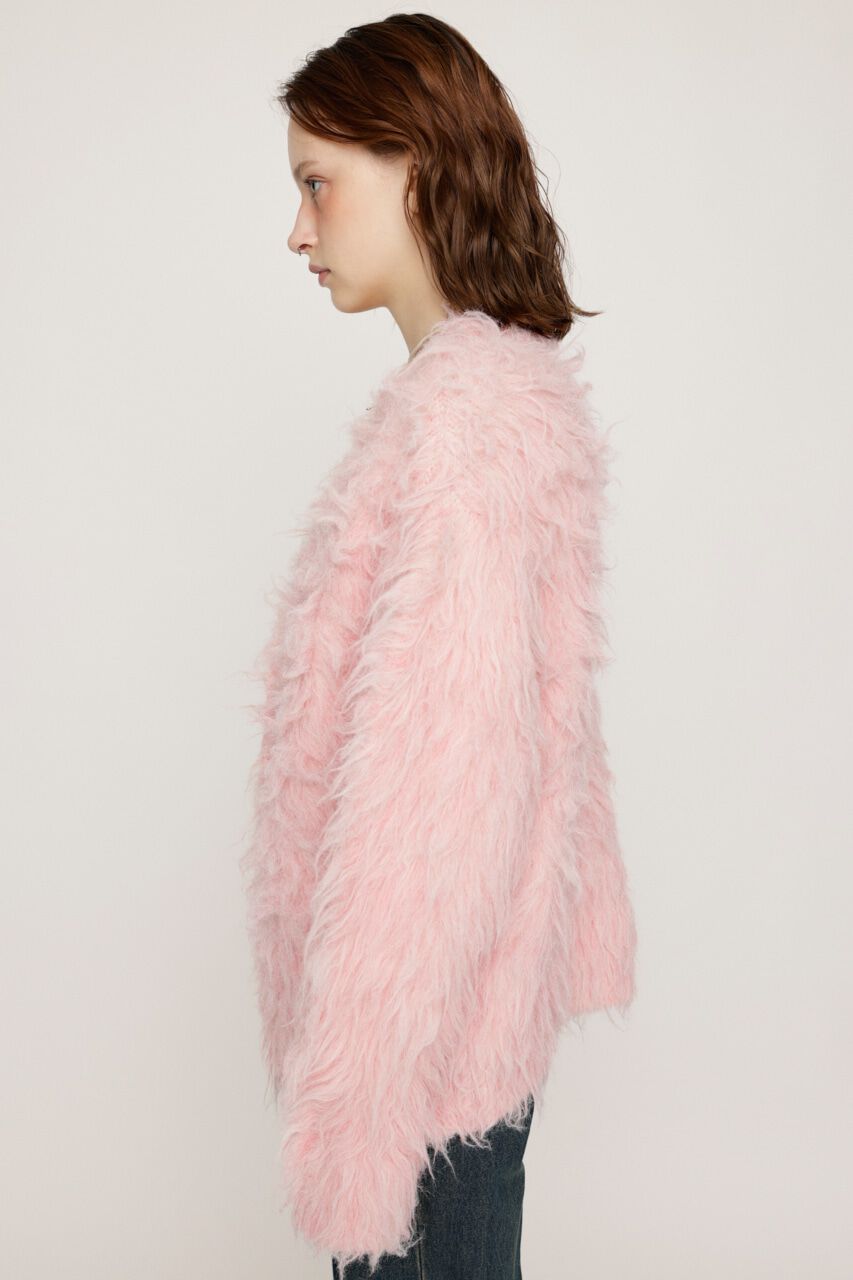 SLY「SHAGGY LOOSE カーディガン」|カーディガン|