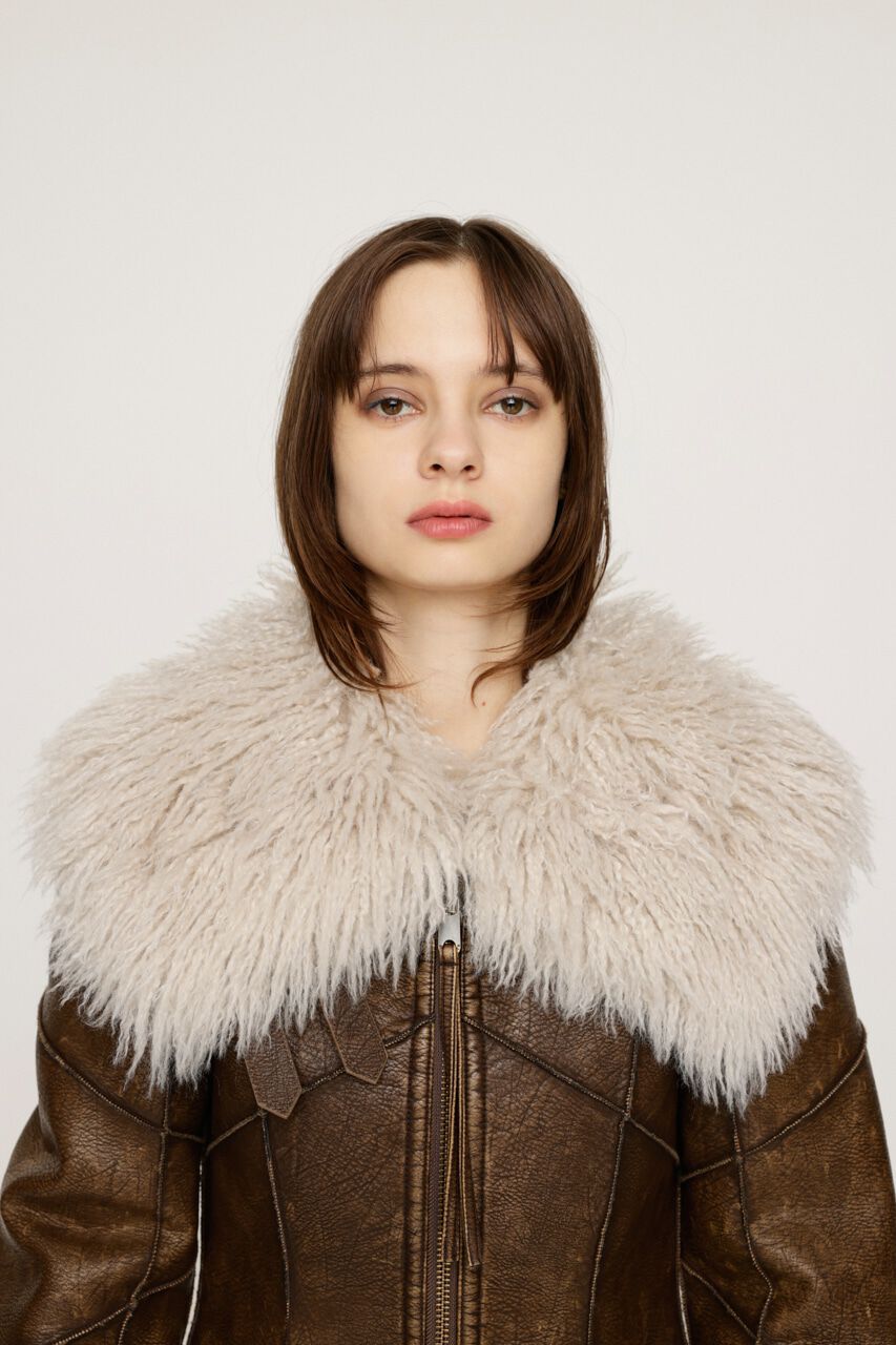 SLY「TINY VINTAGE CRACK B-3」|ブルゾン・スタジャン|