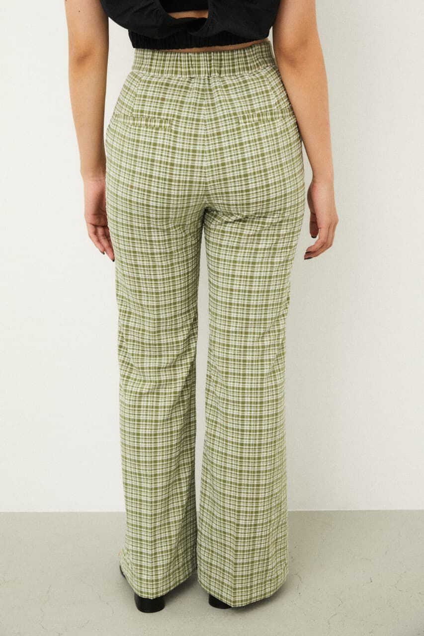 LAGUA GEM「CHECK LOOSE FLARE PT」|その他|