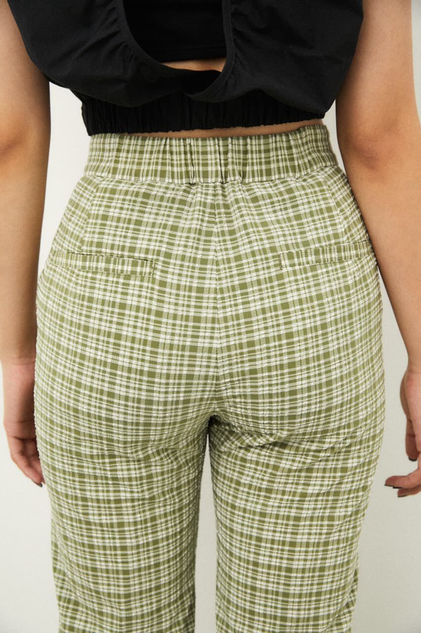 LAGUA GEM「CHECK LOOSE FLARE PT」|その他|