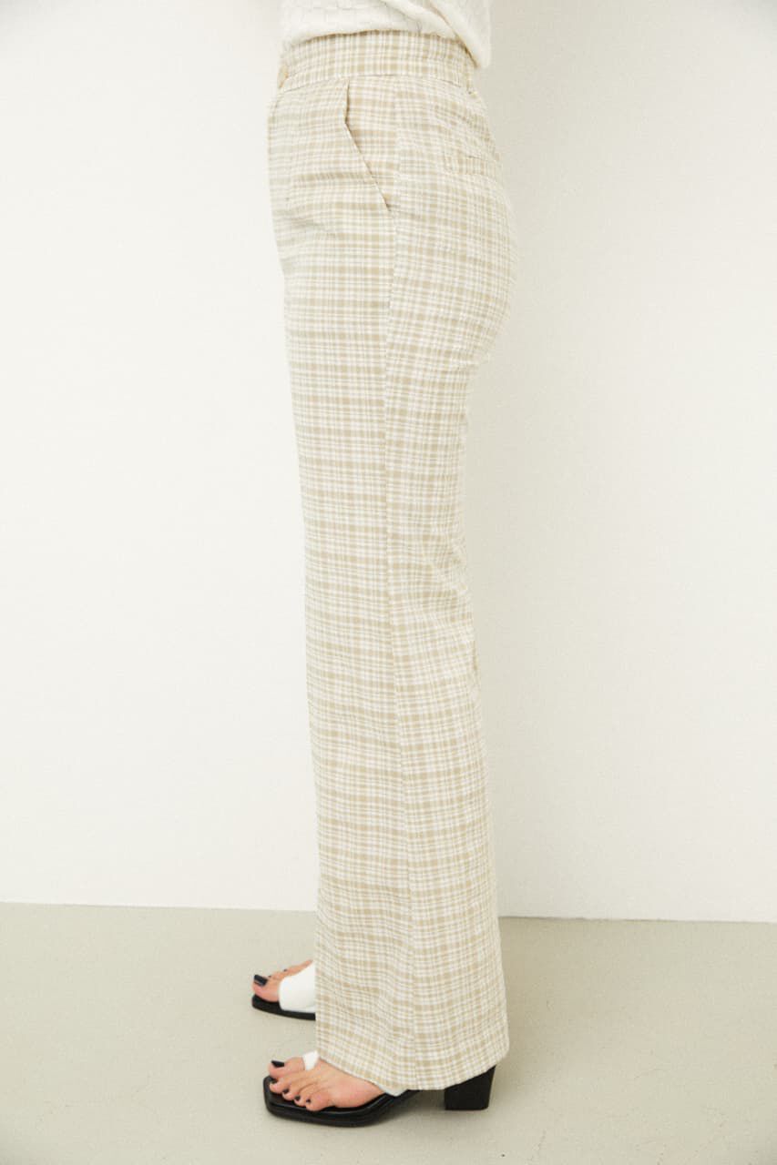 LAGUA GEM「CHECK LOOSE FLARE PT」|その他|