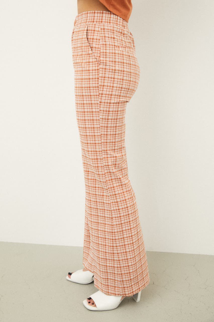 LAGUA GEM「CHECK LOOSE FLARE PT」|その他|