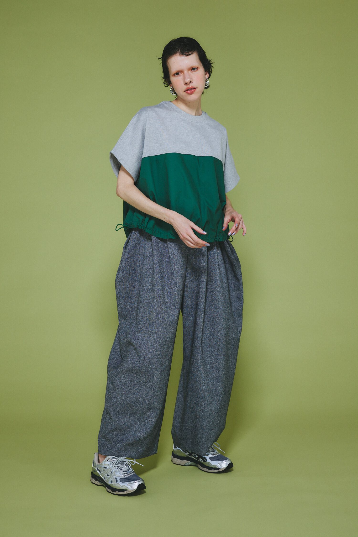 HeRIN.CYE「Many tuck pants」|その他|