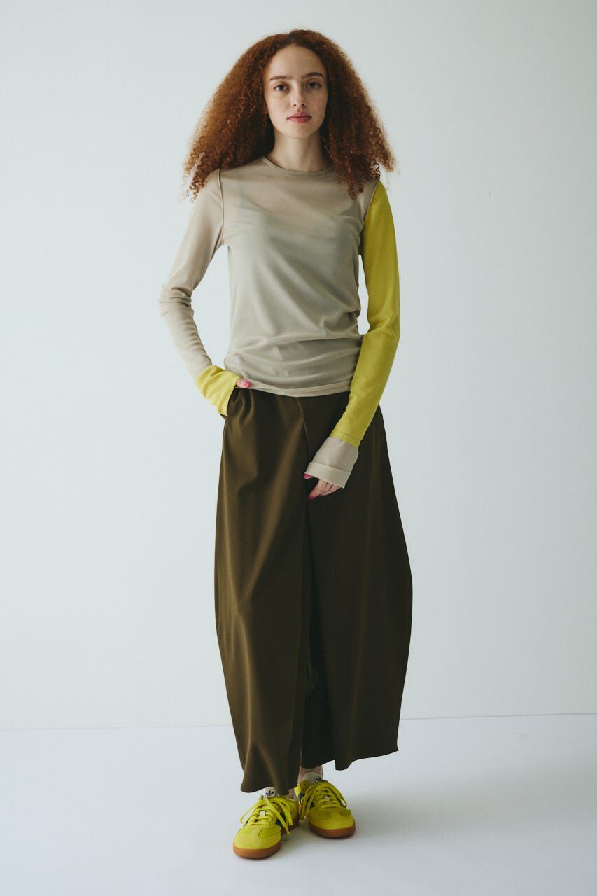 HeRIN.CYE「Crew neck mesh inner tops」|Tシャツ・カットソー|