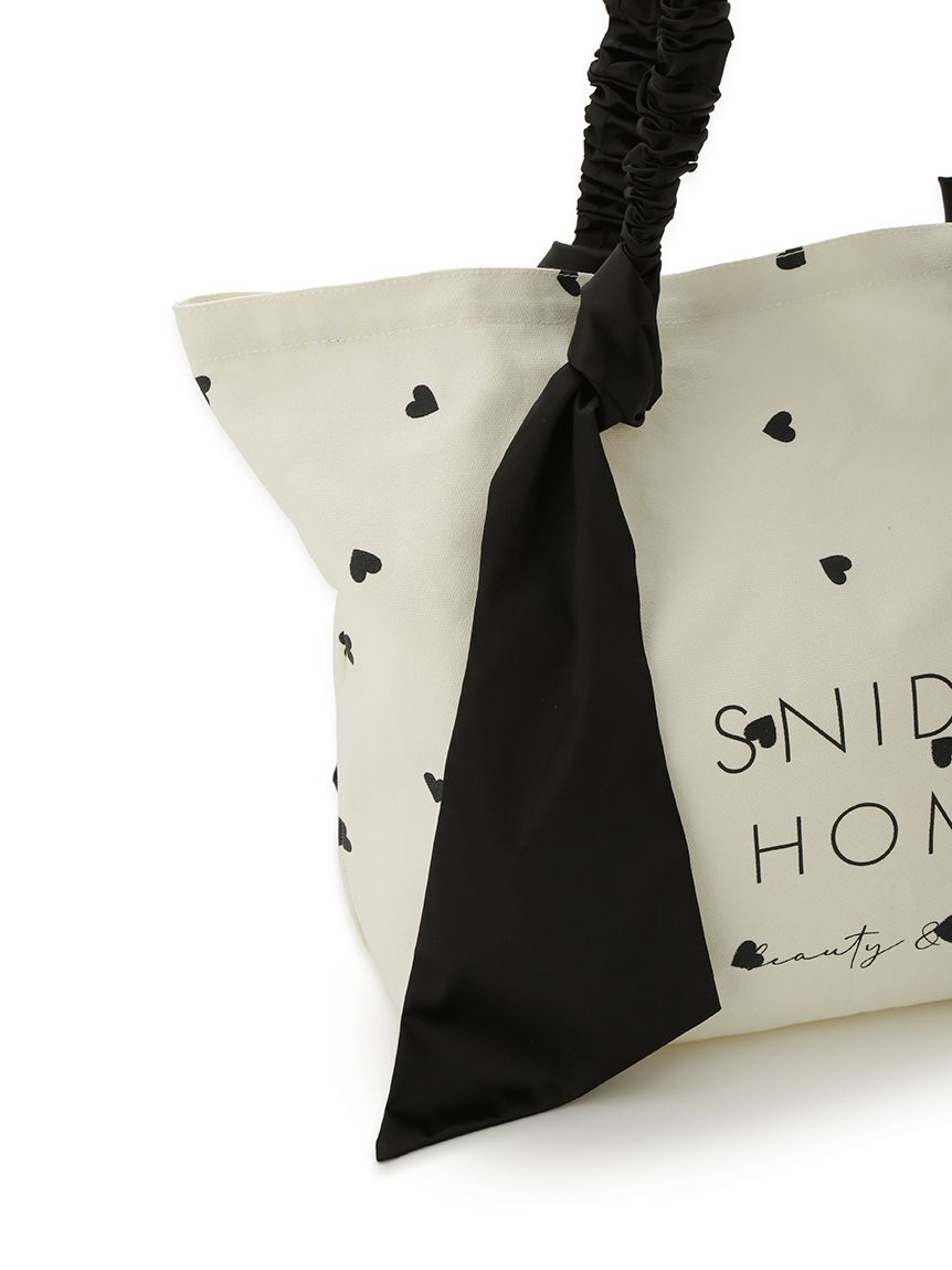 SNIDEL HOME「オーガニックキャンバストート -BIG-（HEART）」|トートバッグ|