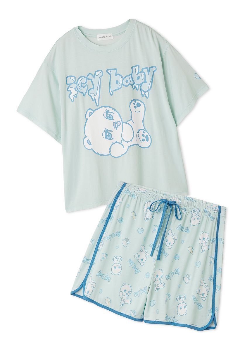 SNIDEL HOME「【icy baby】【接触冷感】Ｔシャツセットアップ」|ルームウェア|LBLU