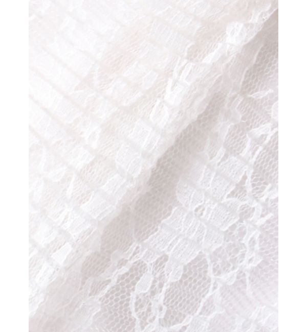 ELENDEEK「PLEATS LACE SH」|シャツ・ブラウス|