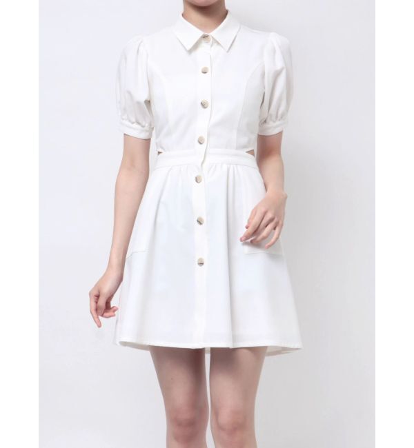 RESEXXY「サイドスリットシャツワンピース」|ワンピース|