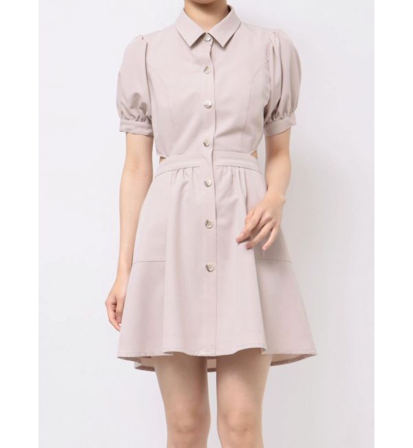 RESEXXY「サイドスリットシャツワンピース」|ワンピース|