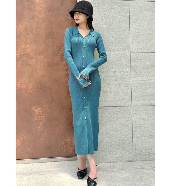 RESEXXY「ポロニットタイトワンピース」|ワンピース|