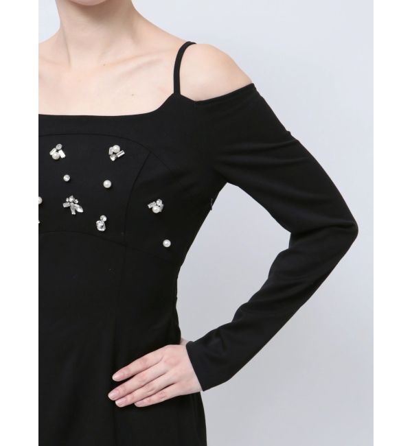 RESEXXY「ビジューオフショルワンピース」|ワンピース|