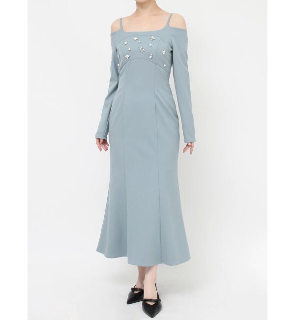 RESEXXY「ビジューオフショルワンピース」|ワンピース|