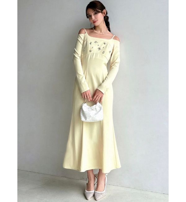 RESEXXY「ビジューオフショルワンピース」|ワンピース|