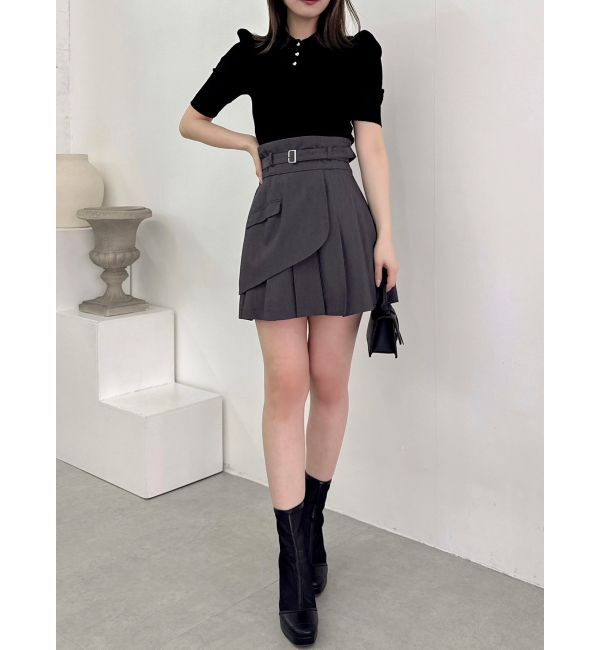 dazzlin「レイヤードプリーツミニスカート」|スカート|