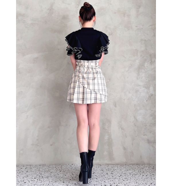 dazzlin「レイヤードプリーツミニスカート」|スカート|