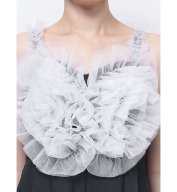 dazzlin「ハートチュールフリルオールインワン」|ワンピース|