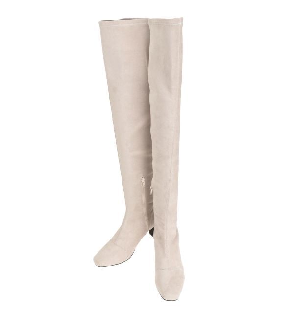 dazzlin「サイハイスリムニットブーツ」|ロングブーツ|