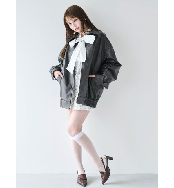 dazzlin「【セットアップ対応】ツイードタックショートパンツ」|その他|