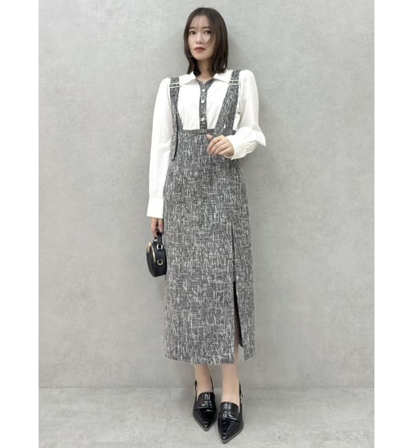 dazzlin「ハイウエストジャンスカドッキングワンピース」|ワンピース|