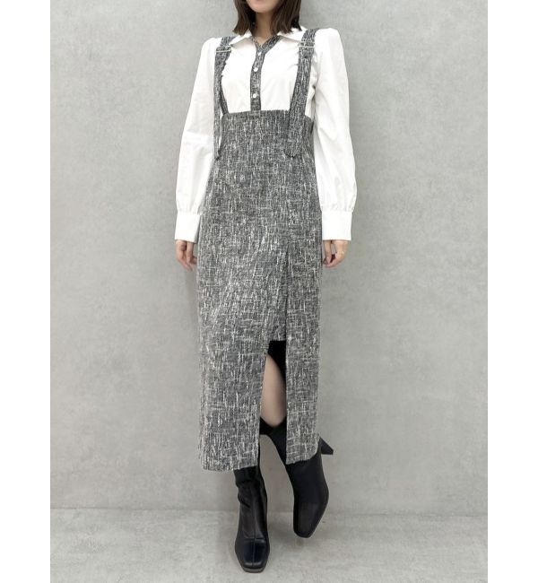 dazzlin「ハイウエストジャンスカドッキングワンピース」|ワンピース|