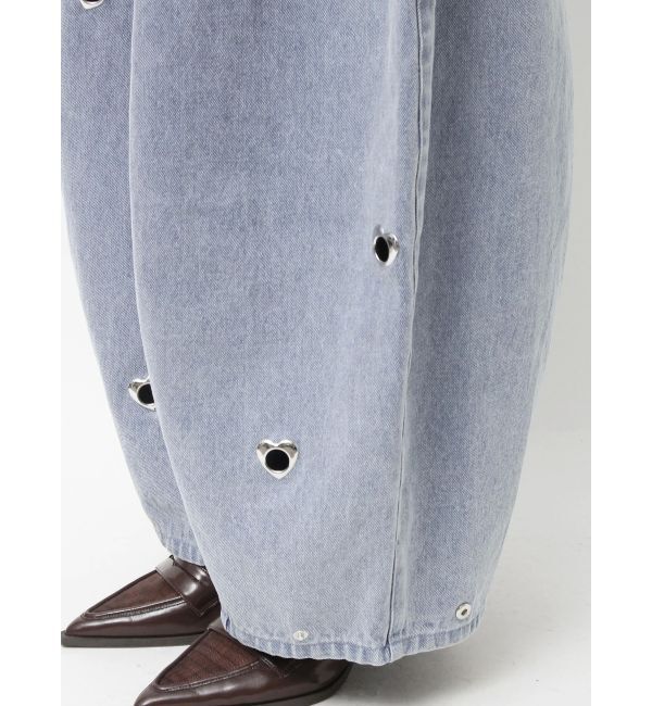 dazzlin「カーブタックデニムパンツ」|デニム|