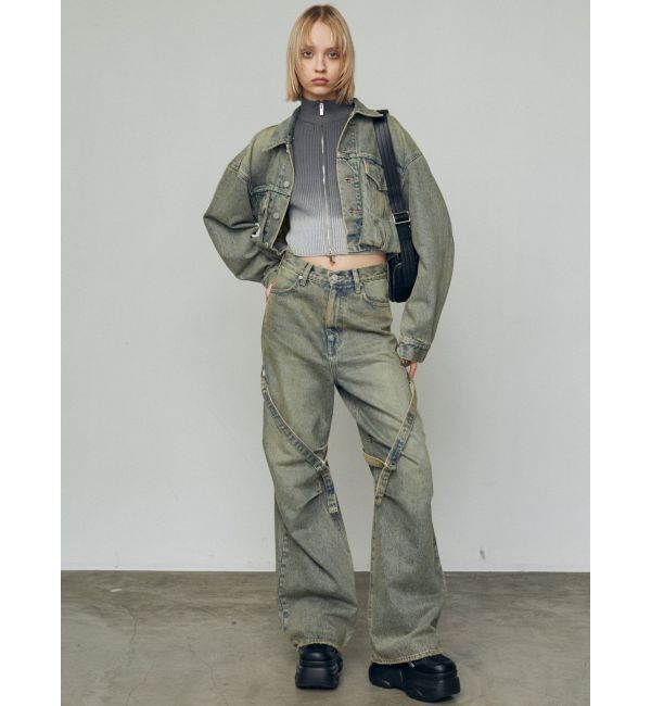 EMODA「グラデーションリブジップニット」|ニット・セーター|