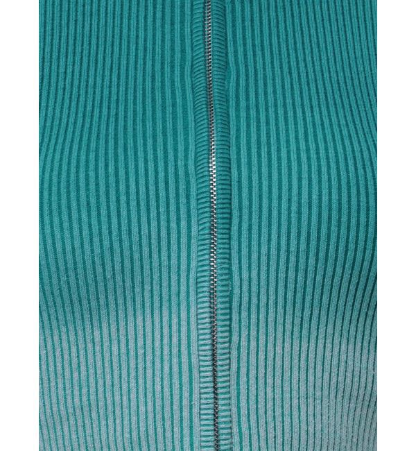 EMODA「グラデーションリブジップニット」|ニット・セーター|