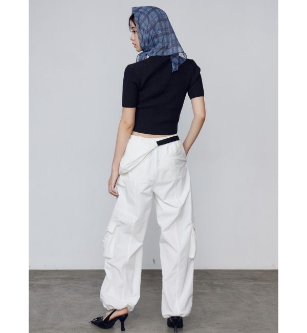 EMODA「プレーティングハーフリブジップニット」|ニット・セーター|