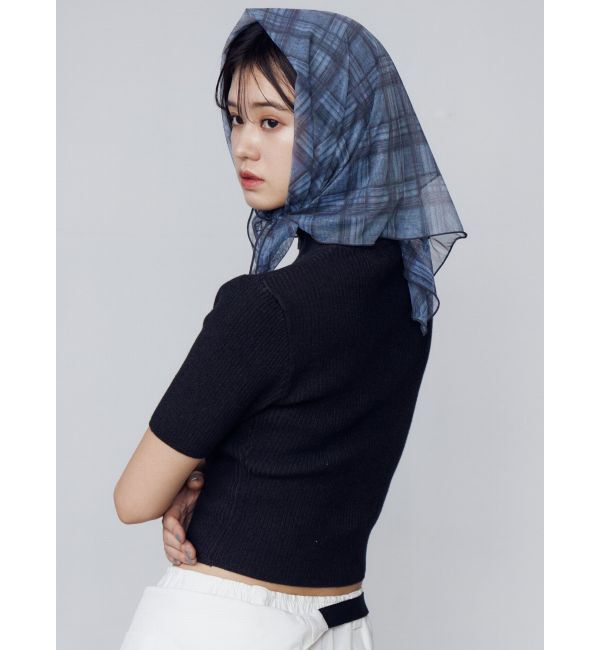 EMODA「プレーティングハーフリブジップニット」|ニット・セーター|