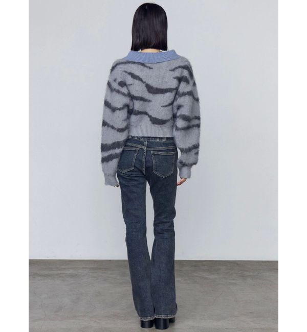 EMODA「アートゼブラカラーニット」|ニット・セーター|