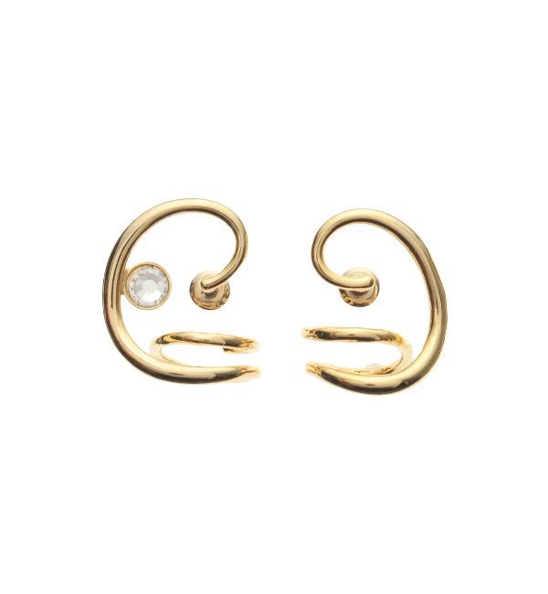 EMODA「アシンメトリースパイラルピアス」|ピアス|