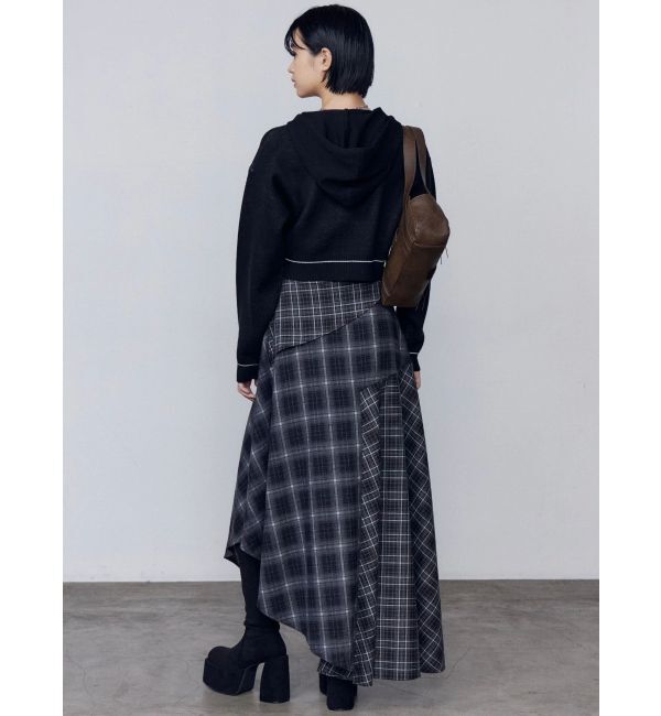 EMODA「アシンメトリードッキングスカート」|スカート|