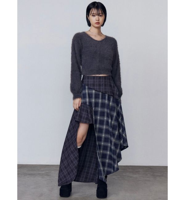 EMODA「アシンメトリードッキングスカート」|スカート|