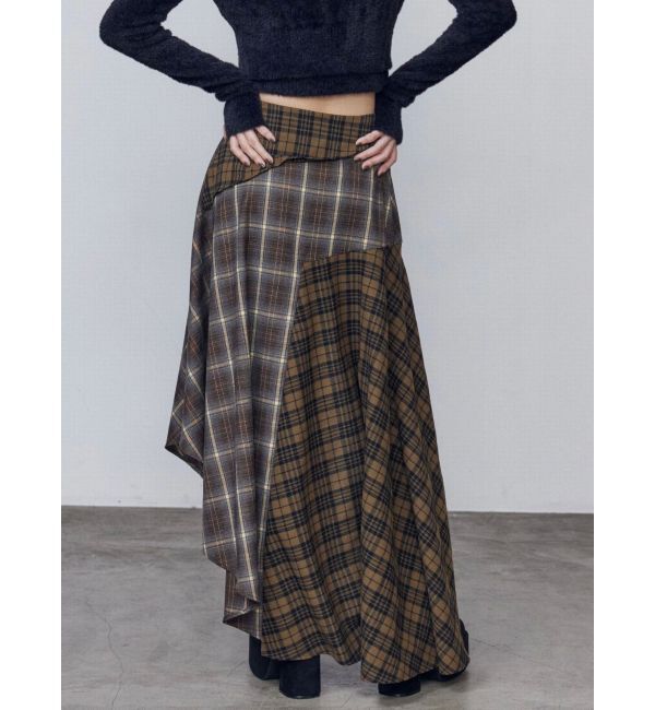 EMODA「アシンメトリードッキングスカート」|スカート|