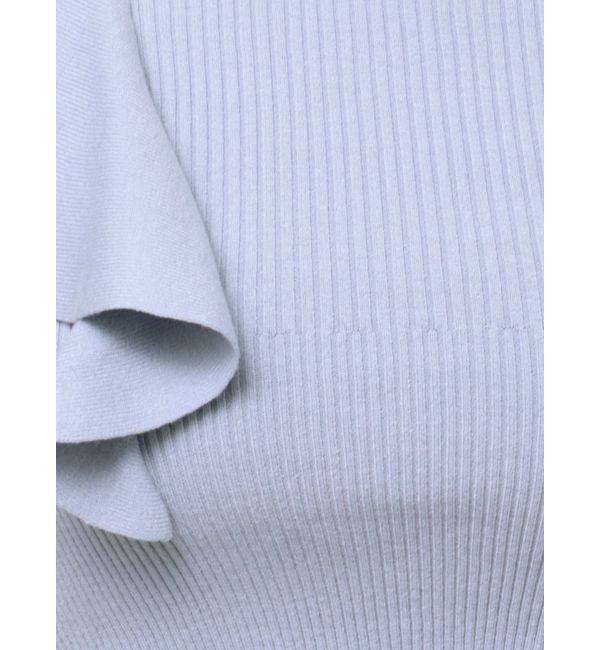 MERCURYDUO「2WAY総針ラッフルコンパクトニット」|ニット・セーター|