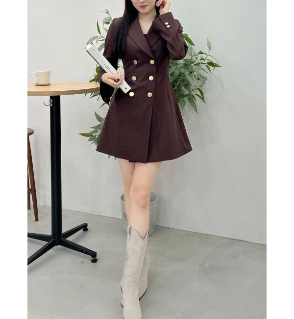 MERCURYDUO「2WAYフィットアンドフレアジャケットワンピース」|ワンピース|