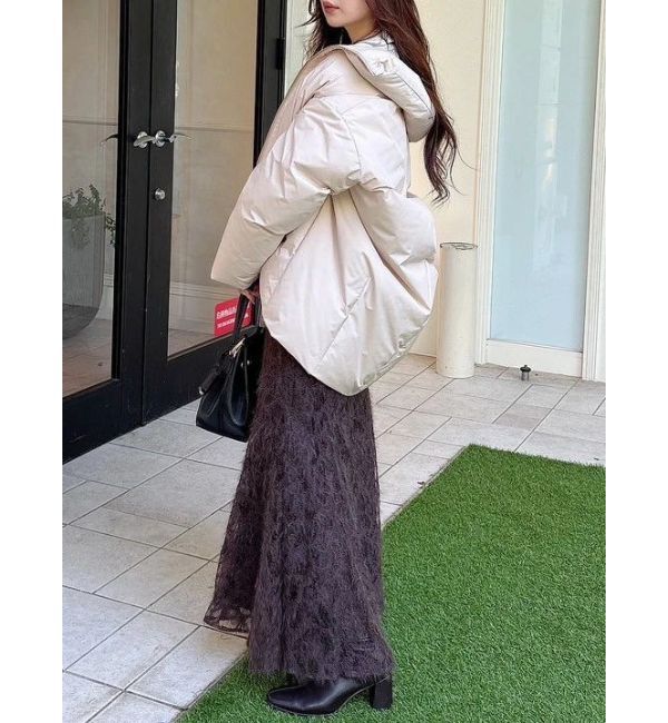 MERCURYDUO「スタンドカラーミドルダウンコート」|その他|