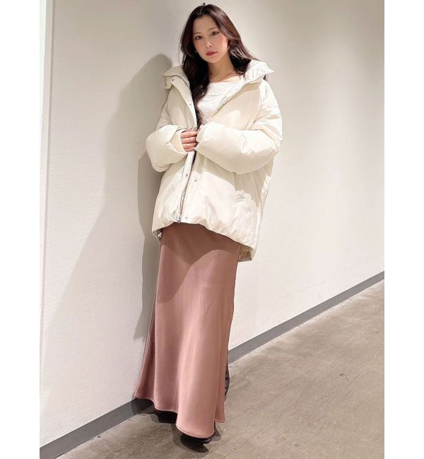 MERCURYDUO「スタンドカラーミドルダウンコート」|その他|