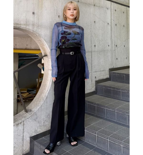 MURUA「フォトプリントシアートップス」|Tシャツ・カットソー|