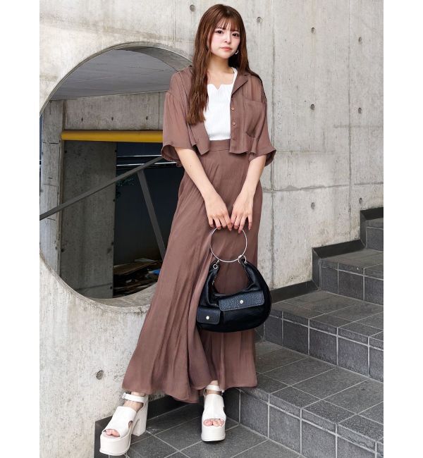 MURUA「シャイニーシアースカート」|スカート|