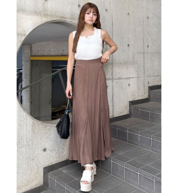 MURUA「シャイニーシアースカート」|スカート|