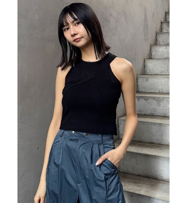 MURUA「トリックドッキングキャミタンク」|タンクトップ|
