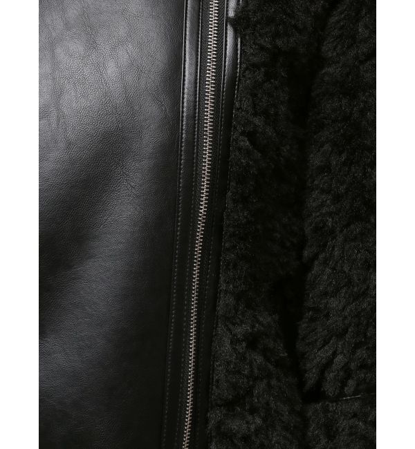 MURUA「ミックスファーフェイクムートン」|ブルゾン・スタジャン|