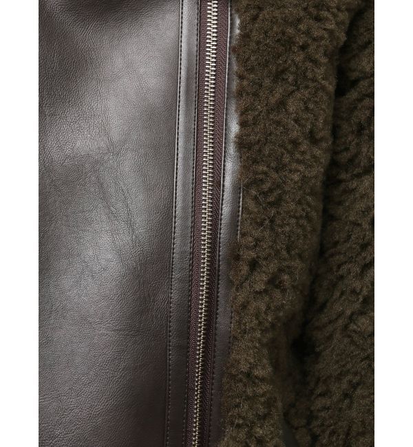 MURUA「ミックスファーフェイクムートン」|ブルゾン・スタジャン|