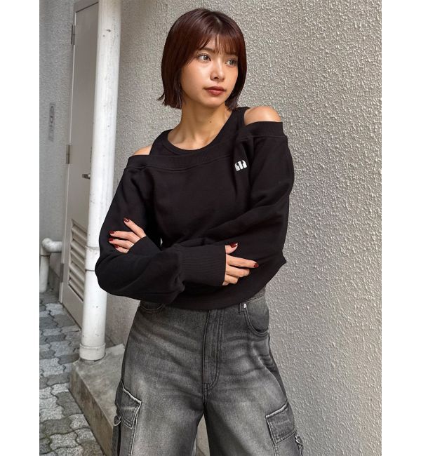 MURUA「タンクレイヤードスウェットトップス」|Tシャツ・カットソー|