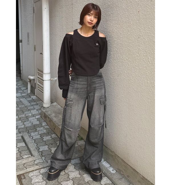 MURUA「タンクレイヤードスウェットトップス」|Tシャツ・カットソー|