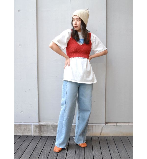 Ungrid「スラブニットビスチェ」|ニット・セーター|