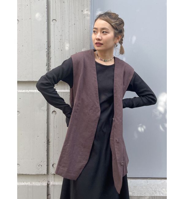 Ungrid「ショルダータックノースリベスト」|その他|