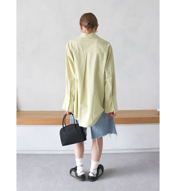 Ungrid「カットオフビッグシルエットシャツ」|シャツ・ブラウス|